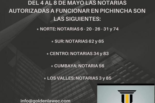 Atención en Notarias